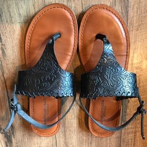 Leather American Eagle Sandals Size 6